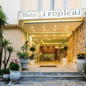 Tropical hotel hanioti ulaz aquatravel