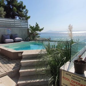 Vila Papaikonomu I Potos Tasos Grčka na plaži