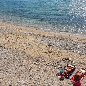 Vila Papaikonomu I Potos Tasos Grčka na plaži