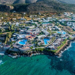 Ikaros Beach Resort Spa Crete Aerial View
