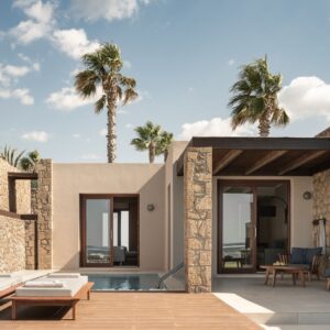 Ikarus Beach Resort Spa Luxury Suite sea front with private pool