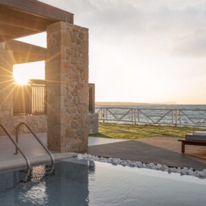 Ikarus Beach Resort Spa Luxury Suite sea front with private pool