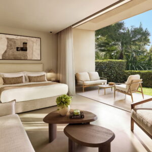 Sani club deluxe double room private garden garden view 2880x1947